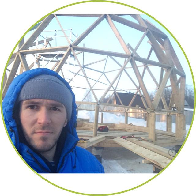 instaufa's tweet image. #купольныйдом диаметром 9,2 метров начали строить недалеко от Затона в д. Вави