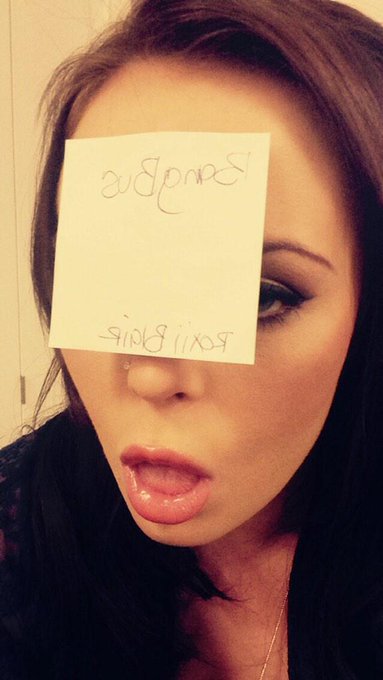 Hello... My names is.... Bahaha #BangBros #roxiiblair #pornstarlife http://t.co/gCg4xRsW8x<a href="/tag/bangbros"class="tags">#BangBros</a><a href="/tag/roxiiblair"class="tags">#roxiiblair</a><a href="/tag/pornstarlife"class="tags"><span>#pornstarlife</span></a>