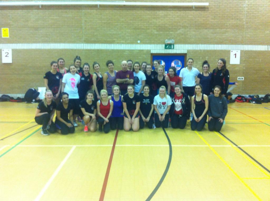 Great fitness session with @Cardiff_Netball Same again next week! #GaryFishPT