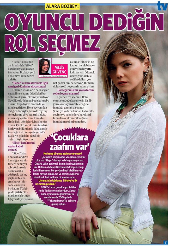 .<a href="/atvcomtr/">atv</a> <a href="/bedeltv/">Bedel</a> #dizi sinin "Sibel"i <a href="/alarabozbey/">Alara</a> , #bedel 'i ve dizideki karakterini <a href="/milliyet_tv/">Milliyet TV</a> 'ye anlattı...