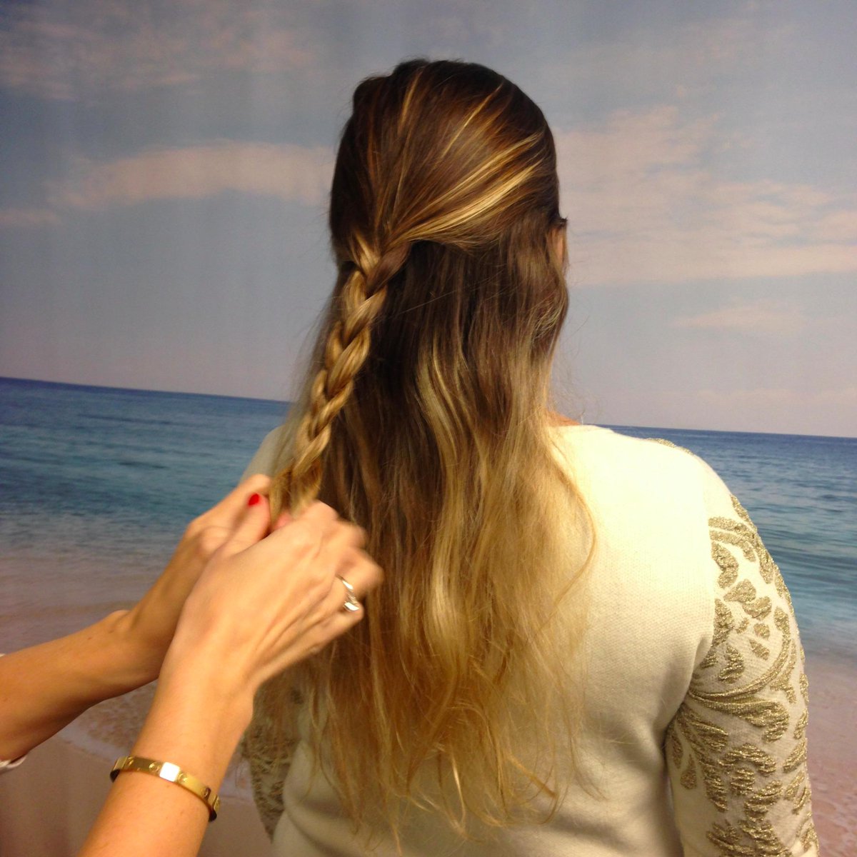 AussieHair's tweet image. Keep calm &amp;amp; braid on! Wut, huh, how? Don't fret, @Sarahpotempa #365daysofbraids will have u crisscrossed in no time.