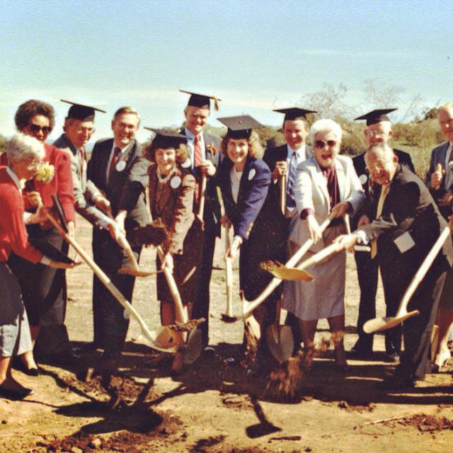 CSUSM's tweet photo. 25 years ago today, regional and campus officials celebrated the official groundbreaking of #CSUSM! #csusm25 http://t.co/RPto86ZI4D