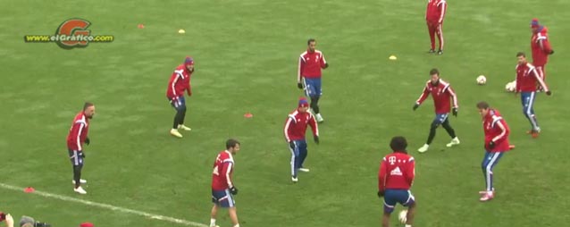 #Bundesliga | VIDEO → bit.ly/1BfReDl Un rondo al estilo del Múnich ¡Mirá cómo dominan el balón!