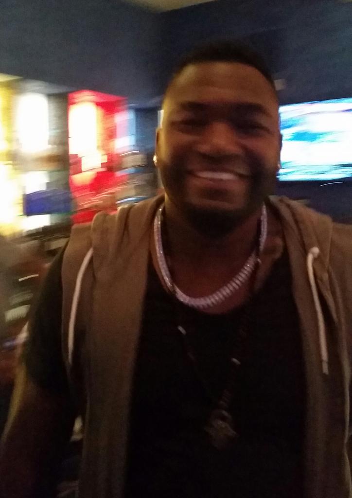 stevesilva's tweet photo. David Ortiz is excited about the new #redsox and ready to start his 19th MLB season #worst2firstround2 http://t.co/FdIyBf9FqF