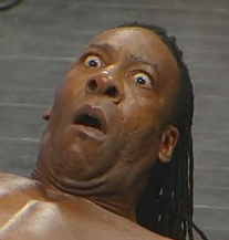 Booker T couldn\t even sing Happy Birthday without botching his commentary..... 