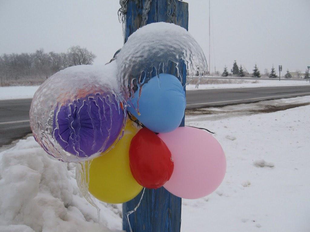 Ice balloons