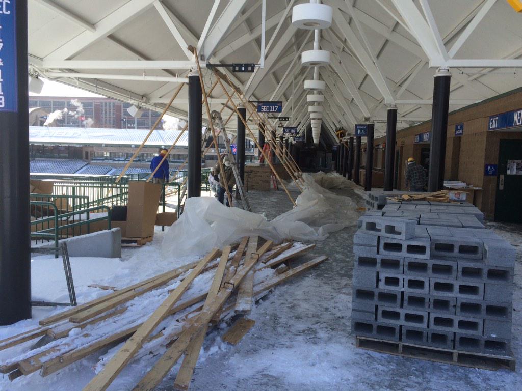 South Bend Cubs on Twitter "Construction begins on two new outdoor