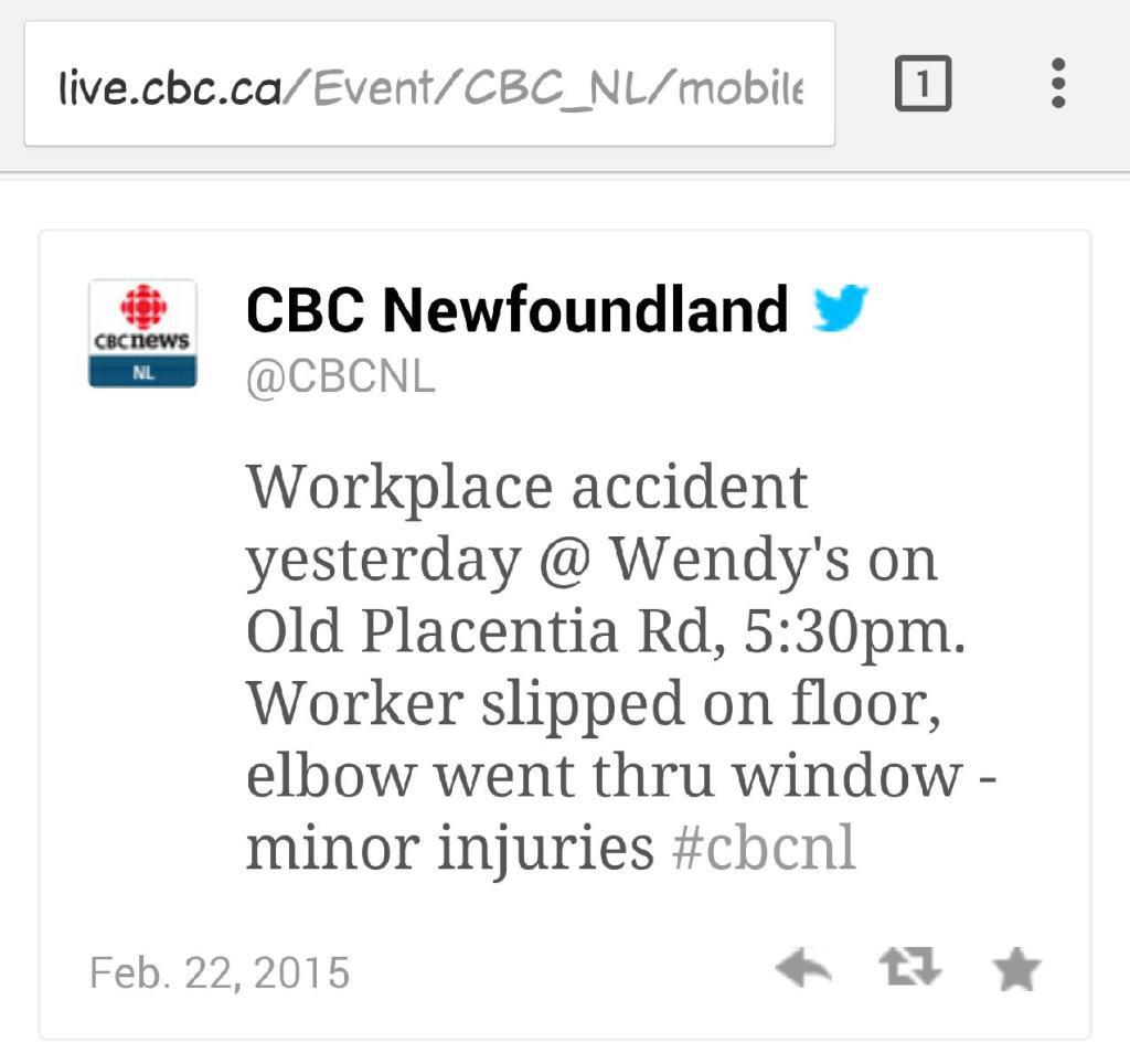 jillearle's tweet photo. Wendys made it to CBC #gopippy http://t.co/DNjGHnRFOV