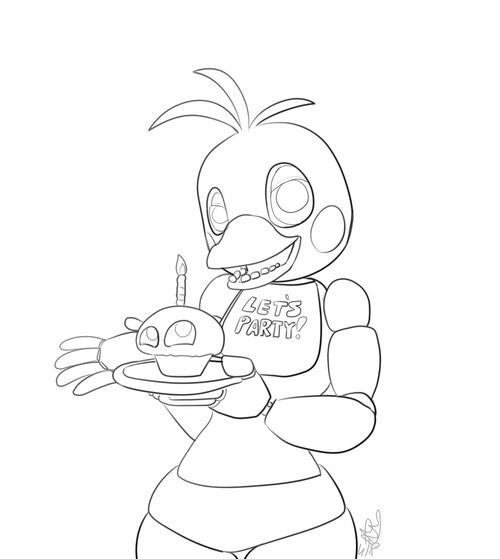 Cute Five Nights at Freddy's Coloring page