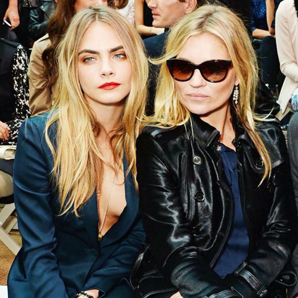 Can we get a seat in between these two for the next #LFW?! #Burberry #burberryshow