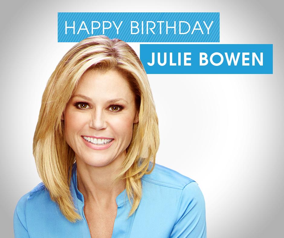 To wish Lady Dunphy aka Julie Bowen a happy birthday! Catch the \"Crazy for Claire\" marathon tonight at 7/6c. 