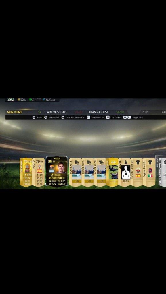ChippyXD_YT's tweet photo. Insane pack luck!! @THEBEASTPS4 #messi #messiinapack #UltimateTeam #lucky http://t.co/63DGpSPXte
