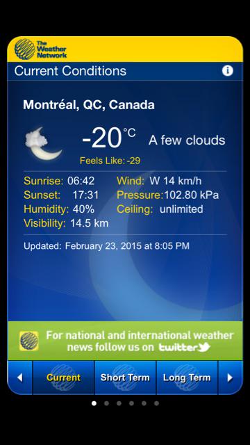My god. Can it get any colder than this? Feels -29C in Montreal. Arghhh