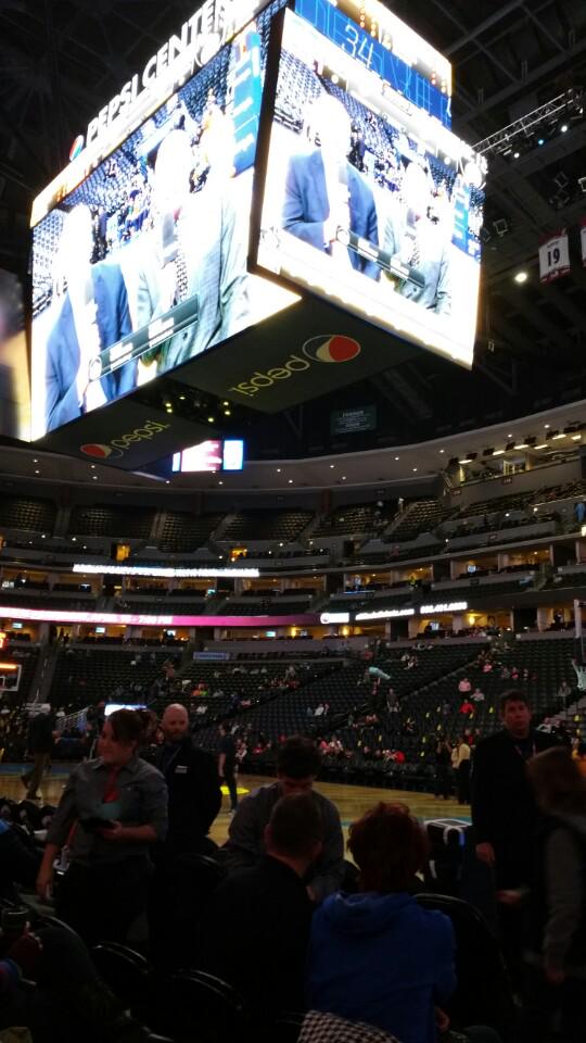 speedygo's tweet image. #ThankYou @Pepsi_Center @denvernuggets same-day value ticket has me #Section146 #Row1... swarmapp.com/c/9JVBg2gaRBi