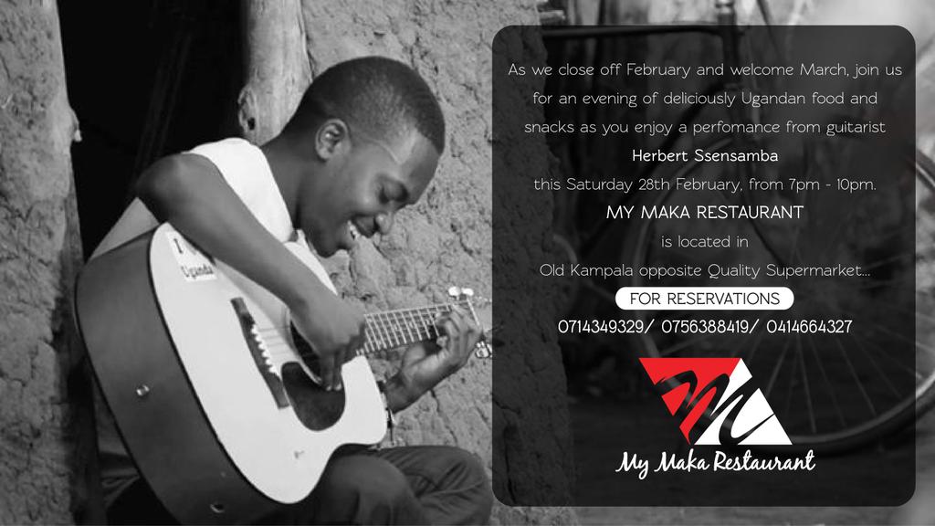 Joi us this Saturday for a taste of African cuisine and good music, dont miss...#MyMakaRestaurant