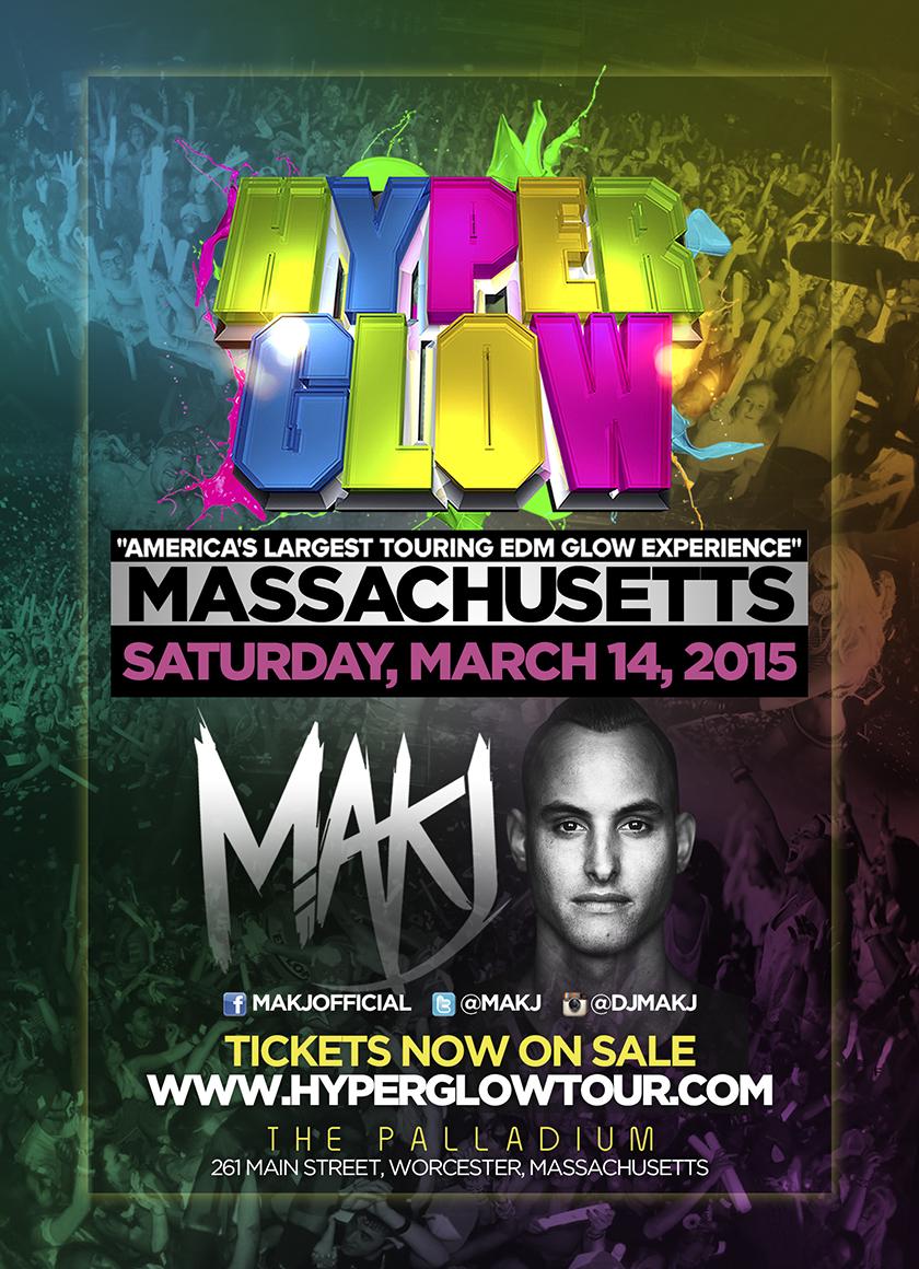 Hyperglow's tweet photo. RETWEET this &amp; FOLLOW us for a chance to win tickets to our MASSACHUSETTS show on 3/14 w/ @MAKJ http://t.co/b1EGhY1fhg