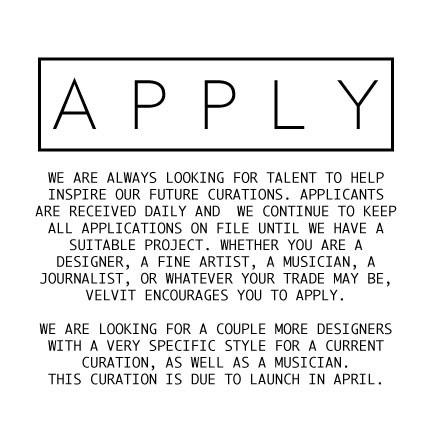 velvitvault.com/apply #collaborationopportunities #allartists #allblack #darkfashion #conceptstore #apply