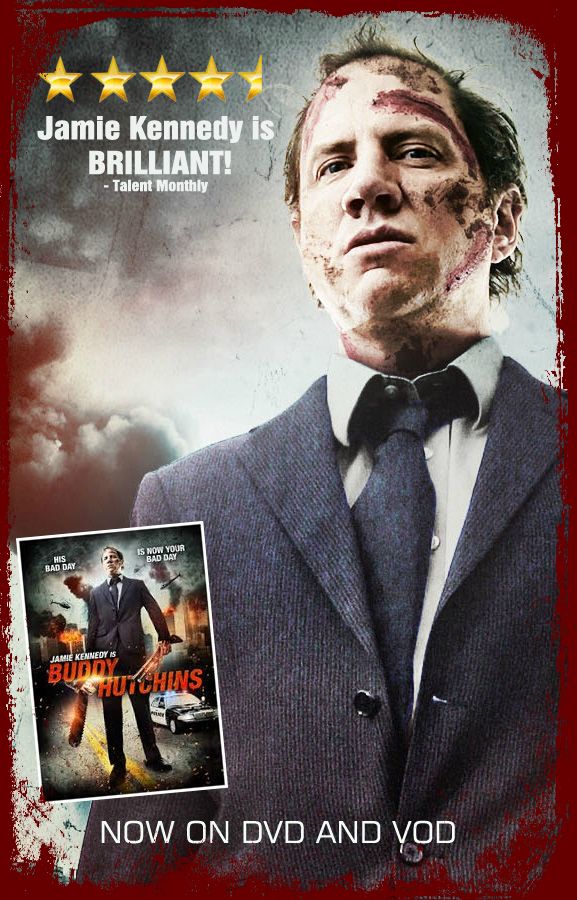 JeffOCPR's tweet image. "Buddy Hutchins" gets 4 1/2 stars, and a standing ovation for @JamieKennedy's performance, from Talent Monthly #DVD