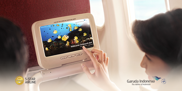 IndonesiaGaruda's tweet photo. Nikmati berbagai hiburan yang terdapat di layar AVOD tempat duduk Anda. Lebih dari 100 film bisa Anda tonton! http://t.co/WdA7rbeqCU