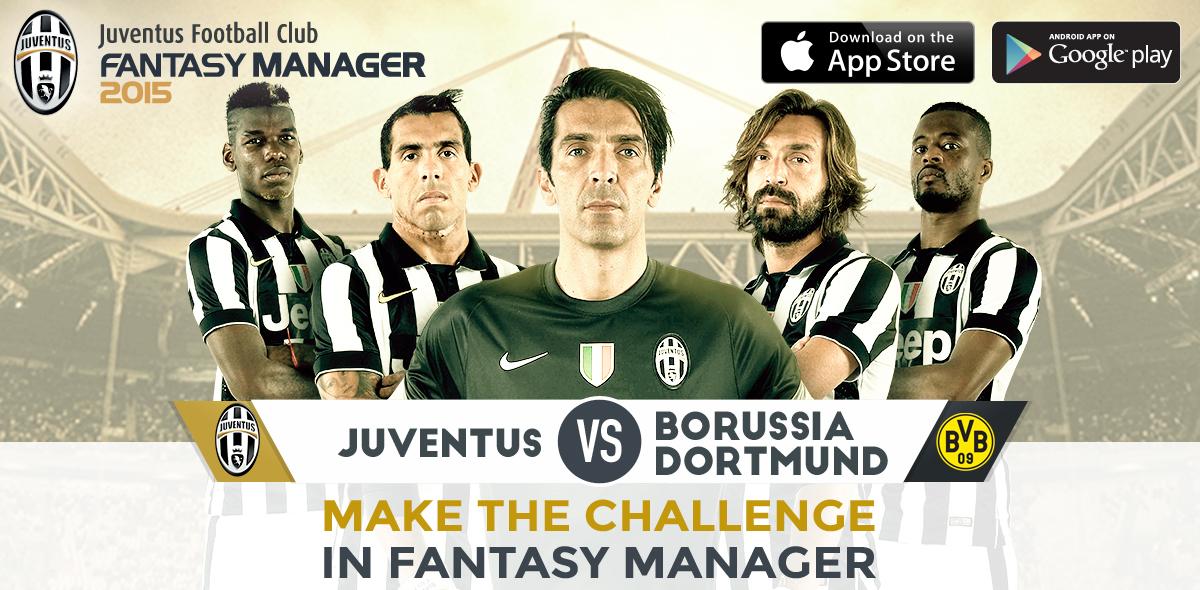 juventusfcen's tweet photo. Eager to take on Borussia Dortmund? Put your coaching skills to the test! Download now: http://t.co/ZNbBsimaiv http://t.co/buI6iTXO7S