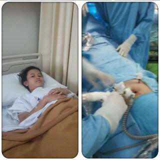 GeorginaStjevic's tweet photo. Alhamdulillah Operasinya berjalan lancar http://t.co/i5aVcwhQCq