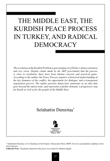 agirewelat's tweet photo. Selahattin Demirtaş'ın "Turkish Policy Quarterly"deki makalesi (*pdf)
http://t.co/zEQ0z6Zbc0
#TPQ #TurkishPolicy http://t.co/MPwscBiKgZ