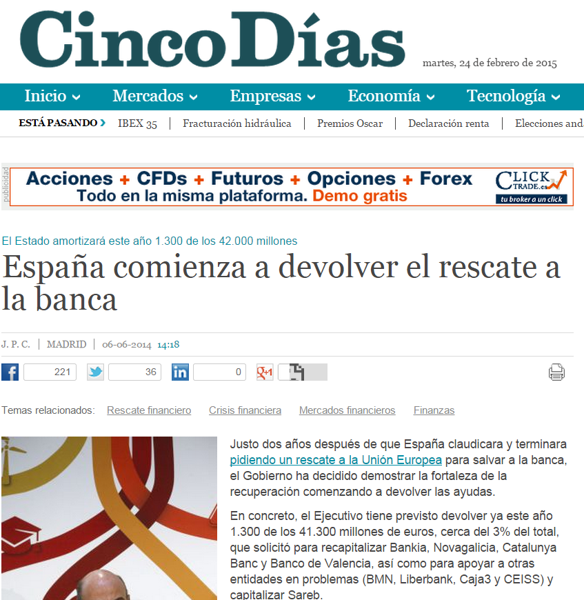gpscongreso's tweet photo. Rajoy dice que él evitó el rescate pero empezó a devolverlo en 2014 #DEN2014 #LaEspañaReal http://t.co/uLIgntcUVf