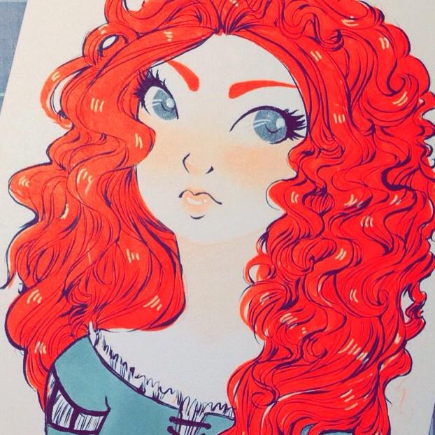 MeridaDBroch's tweet image. He encontrado este fanart y muero de amor *^*