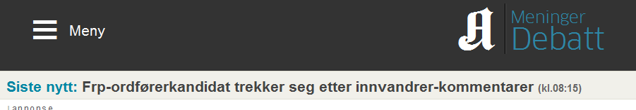 DoremusSchafer's tweet photo. Enkelte politiske redaksjoner har lagt inn denne overskriften som hurtigtast. http://t.co/bCtzKgOlF3