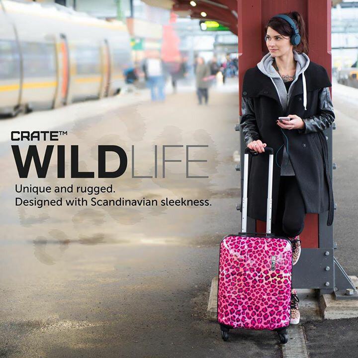 Wild Life bij #Epictravelgear. Prachtige prints. 
Suitcase is in verschillende maten Info@trendcompany.nl