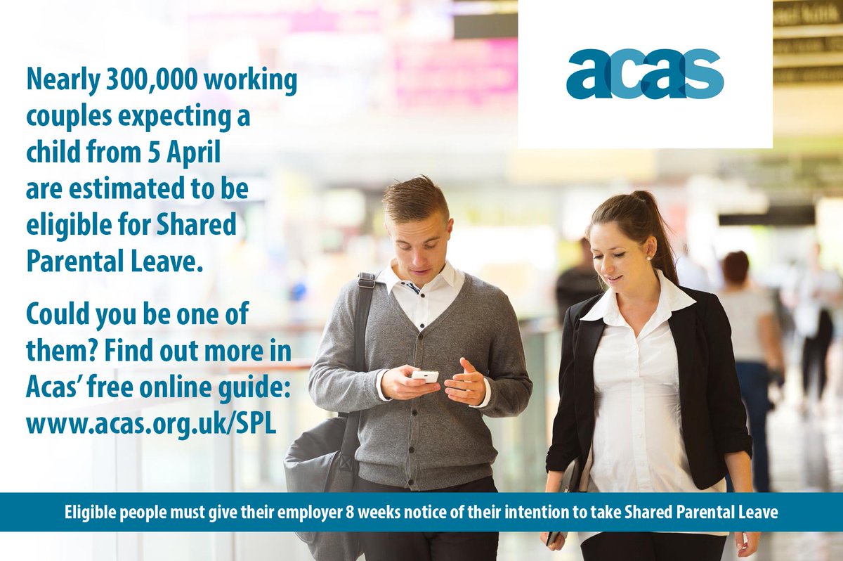 Countdown for parents-to-be sharing up to 50 weeks #SharedParentalLeave acas.org.uk/SPL