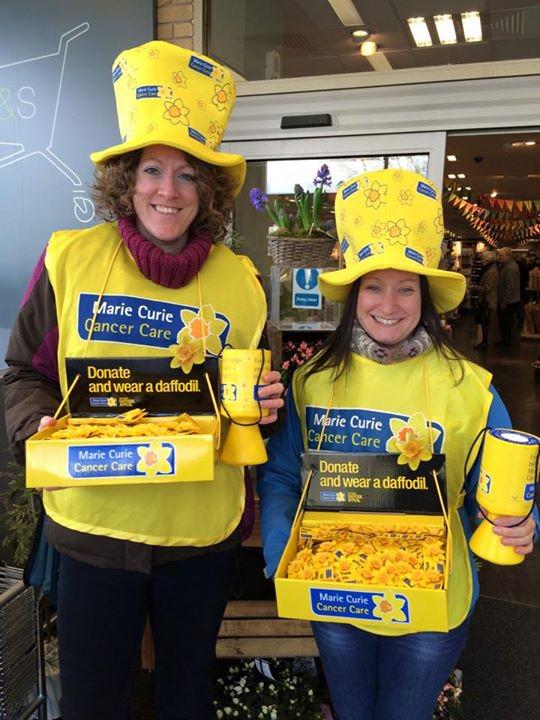 mariecurieuk's tweet photo. Want to join these lovely people &amp; collect for the #daffodilappeal? Find your nearest one here http://t.co/oDHDstq03D http://t.co/vulmvEkfn0