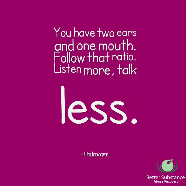 BSAbuseRecovery's tweet image. Speaking and listening in a balanced way can improve your relationship with your love ones. #motivational #quotes