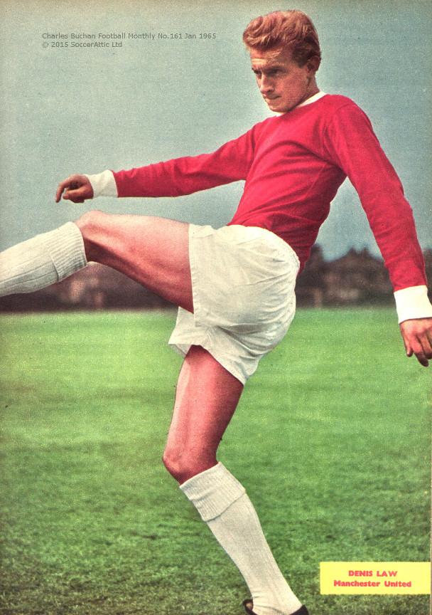 Happy 75th birthday Denis Law! Pic of him in kit in Jan 1965 & 1959  