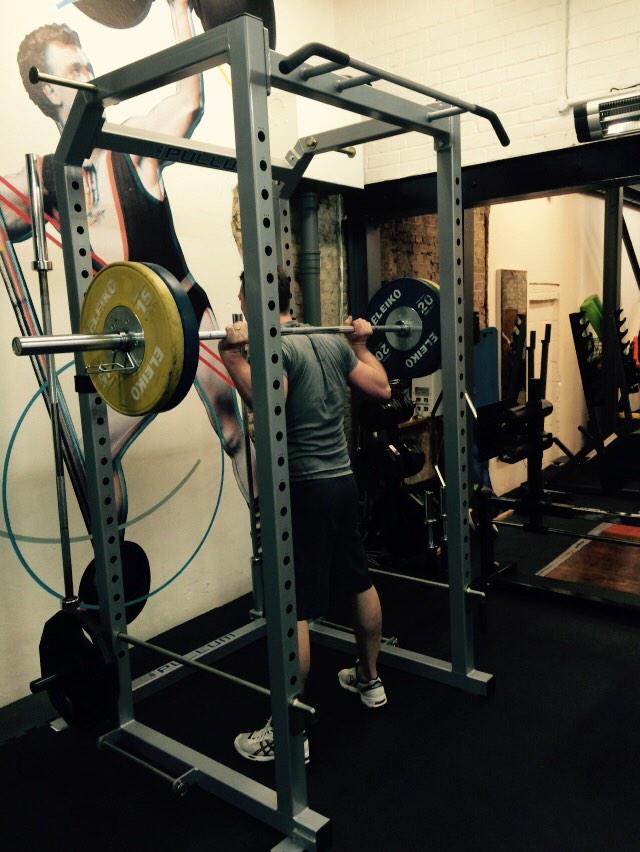 CamBodyStudio's tweet photo. @MrRobHughes squatting his Pb of 90kg's. Getting stronger all the time!! #results #bodytransformation @BodystudioE2 http://t.co/ii7saxUVtS