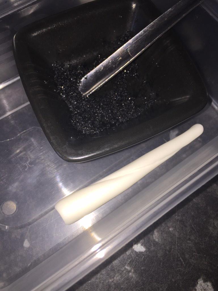 A_CupFull's tweet photo. Making 'Ash' with Sugar and Black food colouring... Can anyone guess what my next cake will feature?🙈🚬🍃 #ACupFull http://t.co/5yUcuNovAL