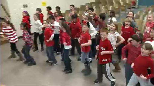 This Wake Up Call from Amvet Blvd School may take the cake! Singing AND dancing!  on.wcvb.com/1DiOpPD #WCVB
