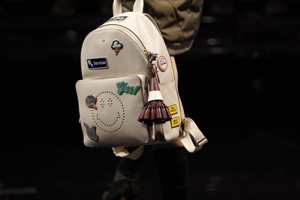 anya hindmarch smiley backpack