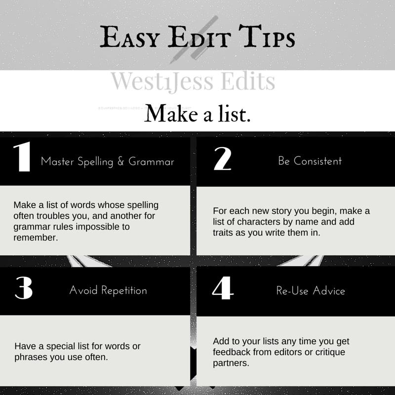 West1Jess's tweet image. bitly.com/1Eq1wAf
Easy Edit Tips: Lists 
#EditorTips #New