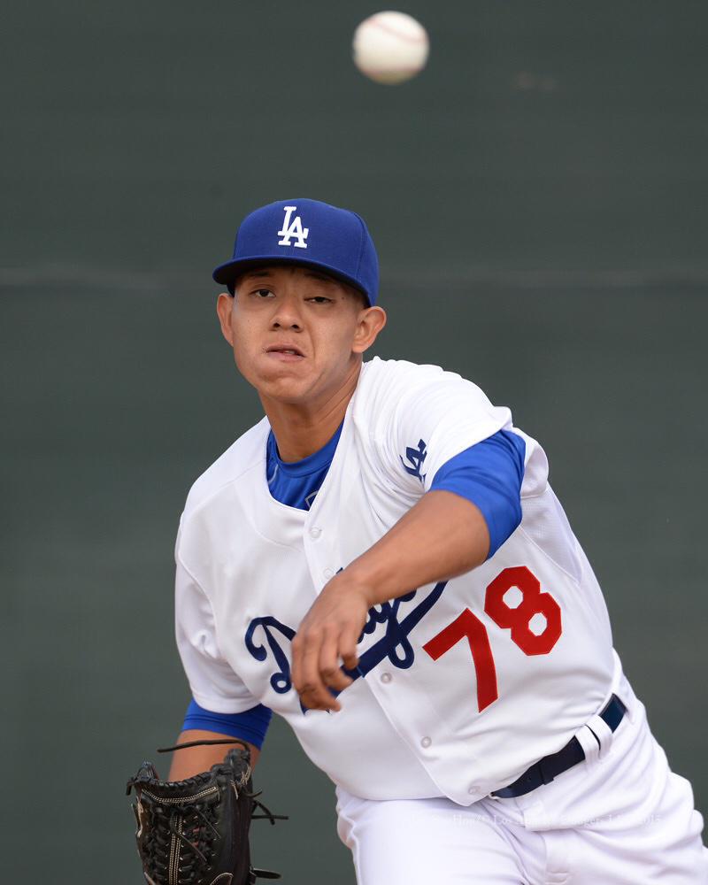 1 pitching prospect Julio Urias  Baseball guys, Dodgers baseball, Dodgers