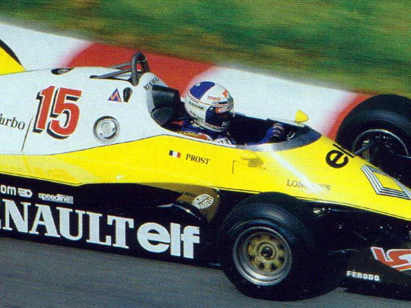  Happy Birthday Professor!!! Alain Prost, Renault RE40, Spa, 1983. 