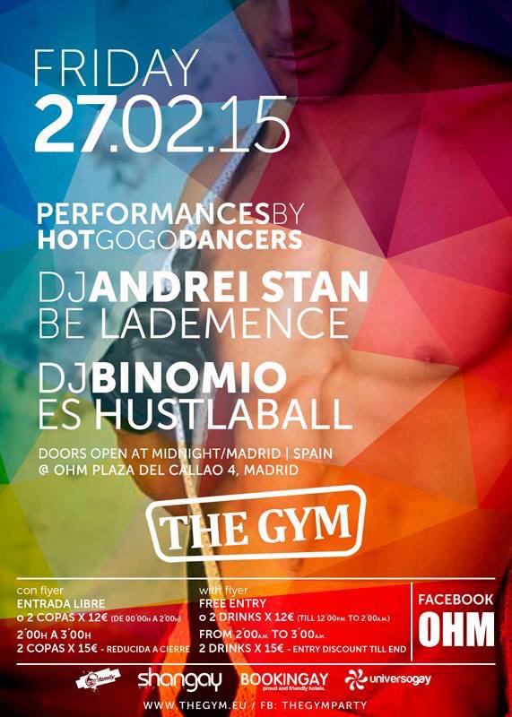 TheGymParty's tweet photo. Viernes The Gym Party en Ohm Madrid #putiviernes http://t.co/BkWVqN6sMn
