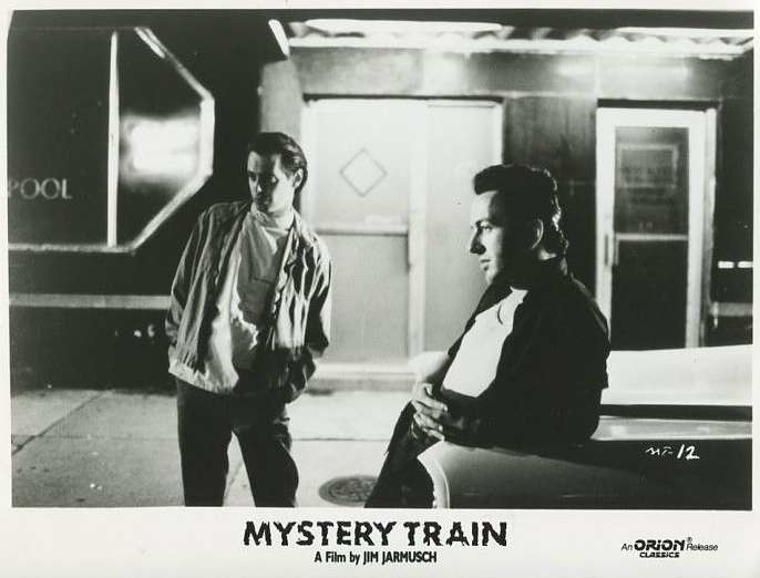 PunKandStuff's tweet photo. Steve Buscemi and Joe Strummer #MysteryTrain http://t.co/zdnKd0Jvqo