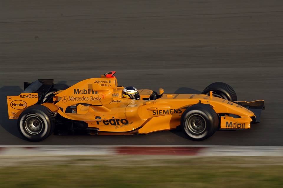 Happy birthday to Pedro De la Rosa.He turns 43 today.Who forget that race in Hungary 2006 in his maiden podium. 