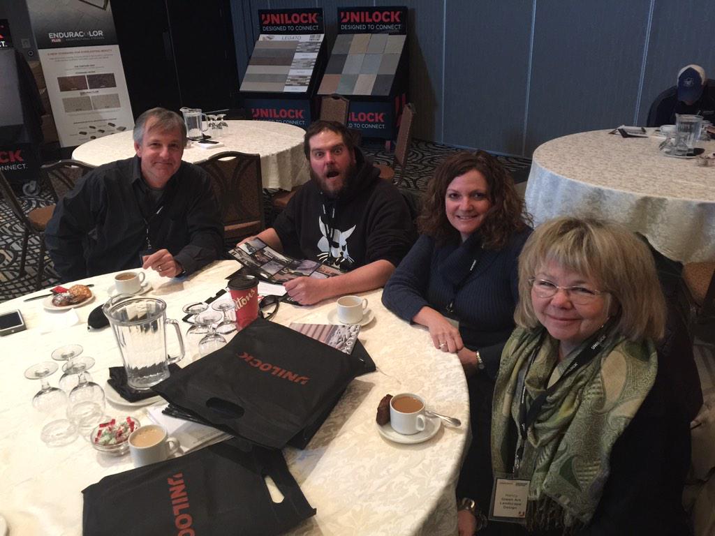 Paver_King's tweet image. Chilling with the crew  @UnilockLife #ContractorAdvantage @NancyGreen01 @joebailey2424 @joanneshaw_d2e @DeanMaahs