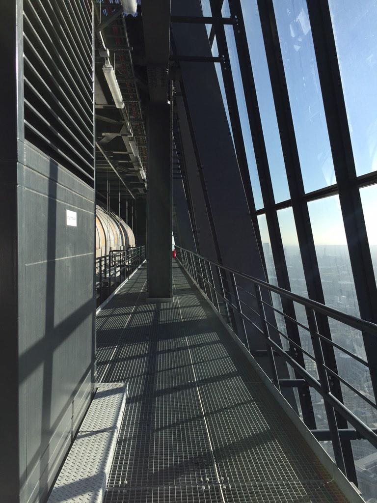 KerryAnnONeill's tweet photo. Great tour of the Leadenhall building #cheesegrater last week from Andy Young RSH+p #clawsa http://t.co/pTQBYPLpNP