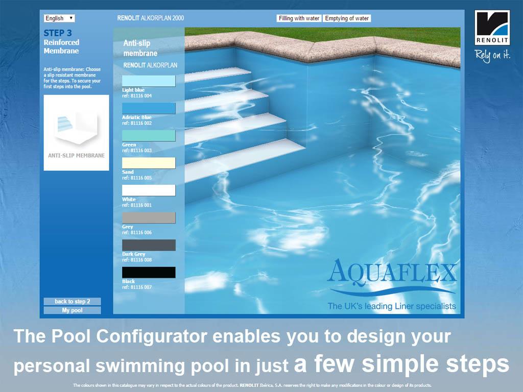 Take a look at our website for our liner configuration tool helping you choose your liner pattern #aquaflex