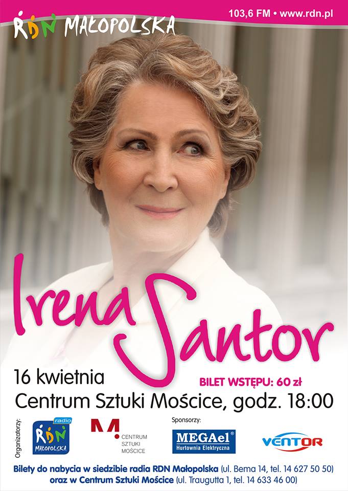 MojTarnow's tweet image. Irena #Santor przyjeżdża do Tarnowa! @RDNmalopolska to sprawiło: rdn.pl/index.php/wiad… #Tarnów