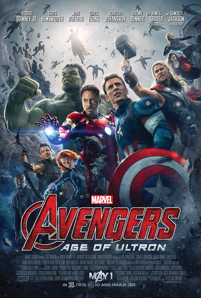 Check out the official poster for #Marvel's @Avengers: #AgeOfUltron!