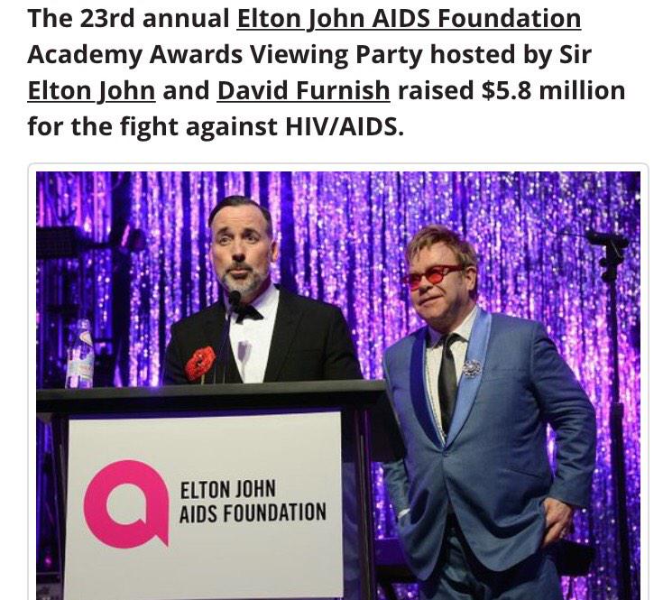 noise4good's tweet photo. GO! @eltonjohndotcom Raises Over $5.8M for AIDS #Foundation @TheAcademy Awards Viewing Party https://t.co/tVvCdnqtzi http://t.co/u8YrqeZ4i1